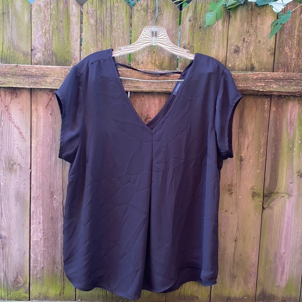 Halogen black Flowy top sz. XL petite